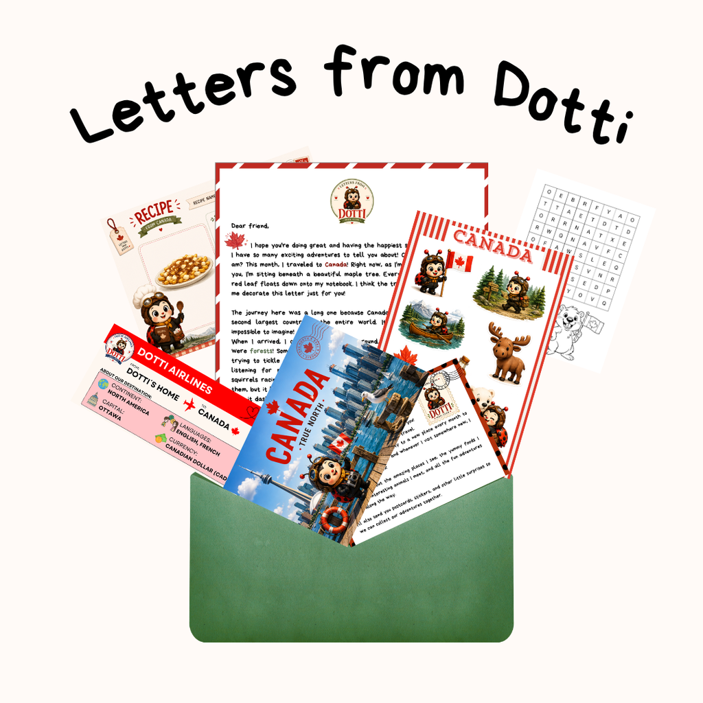 Letters From Dotti: Monthly Travel Adventure for Kids